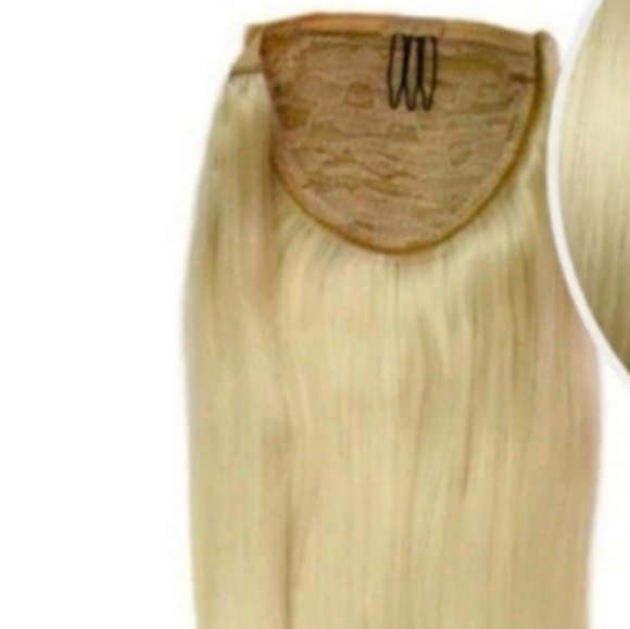 Ash Blonde Wrap Ponytail - Picture 4 of 4